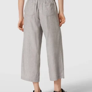 Christian Berg Woman Culotte Aus Leinen-Viskose-Mix – Mittelgrau Meliert 15