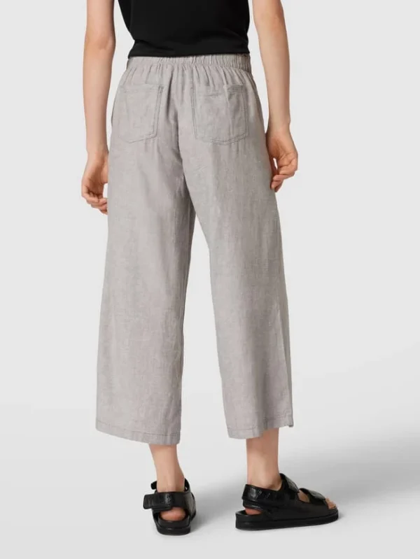 Christian Berg Woman Culotte Aus Leinen-Viskose-Mix – Mittelgrau Meliert 6