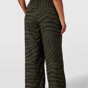 Lauren Ralph Lauren Curve PLUS SIZE Stoffhose Mit Animal-Print – Olivgrün 15