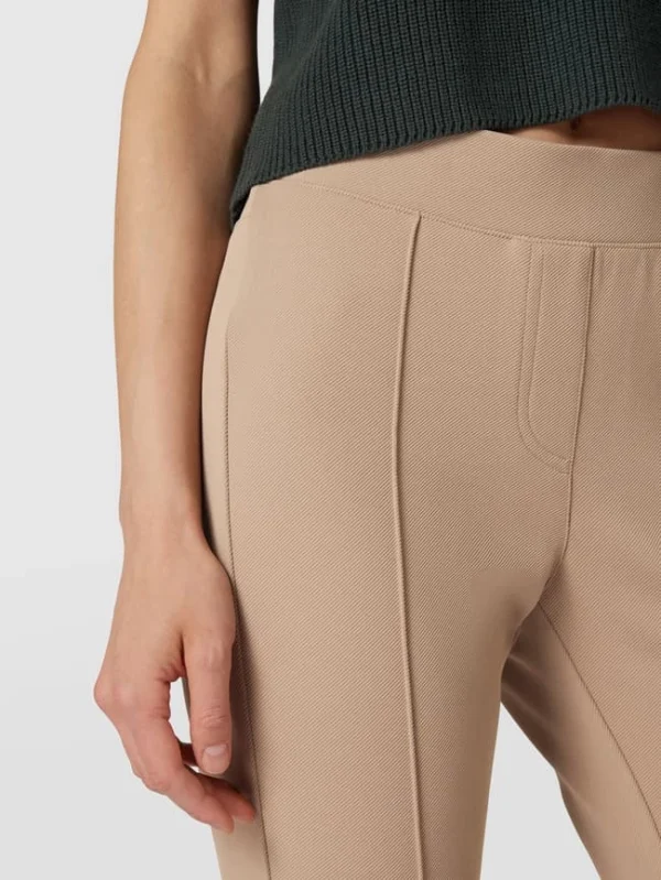 Cambio Stretchhose Mit Strukturmuster Modell ‘RANEE EASY KICK’ – Camel 4