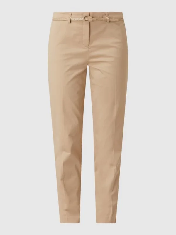 Christian Berg Woman Slim Fit Chino Mit Viskose-Anteil – Sand 3