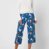 Milano Italy Culotte Mit Floralem Muster – Bleu 17