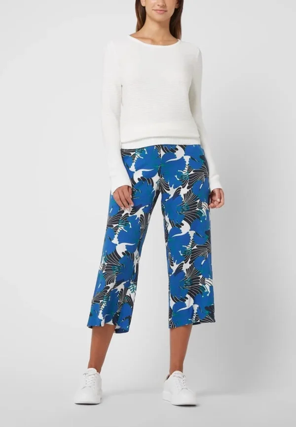 Milano Italy Culotte Mit Floralem Muster – Bleu 1