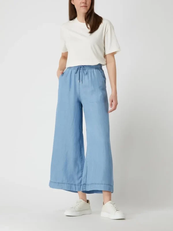 FREE/QUENT Culotte Aus Lyocell Modell ‘Coin’ – Hellblau 1