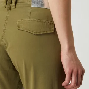 MAC Cargohose In Schmaler Passform Mit Stretch-Anteil Modell ‚Rich‘ – Khaki 11