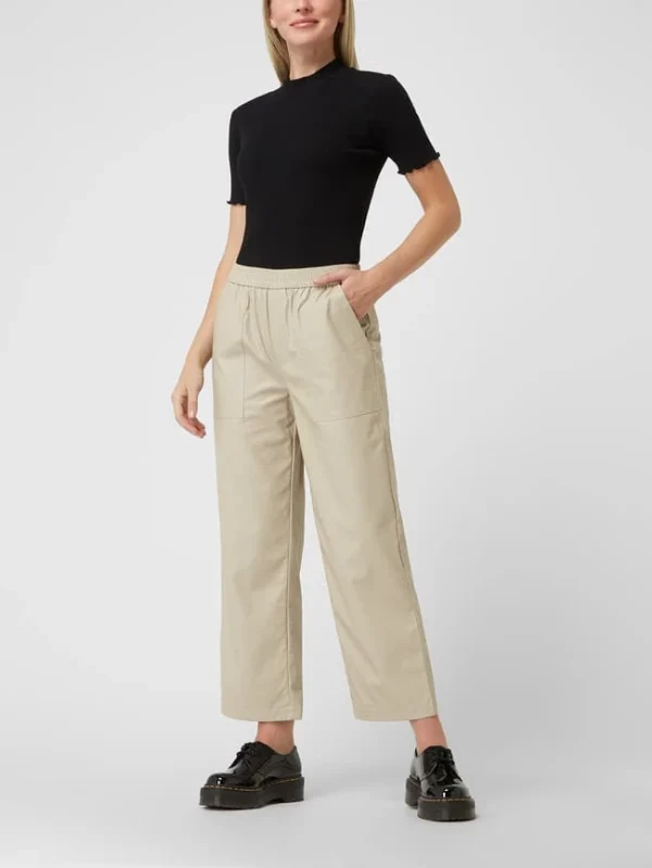 Oui Culotte In Leder-Optik – Stein 1