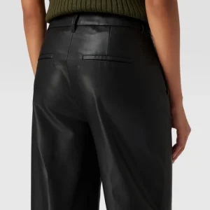 MAC Cropped Hose In Leder-Optik Modell ‘CHIARA’ – Schwarz 11