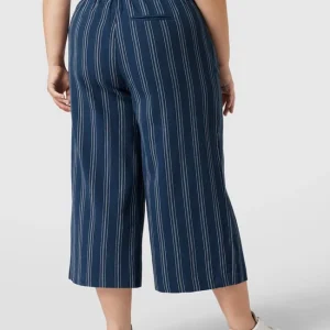 Tom Tailor Plus PLUS SIZE Culotte Mit Streifenmuster – Marineblau 15