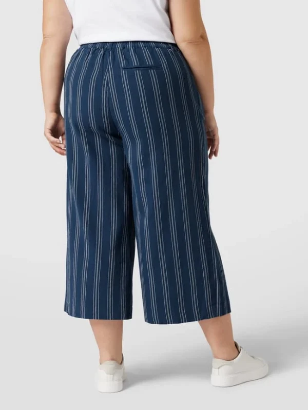 Tom Tailor Plus PLUS SIZE Culotte Mit Streifenmuster – Marineblau 6