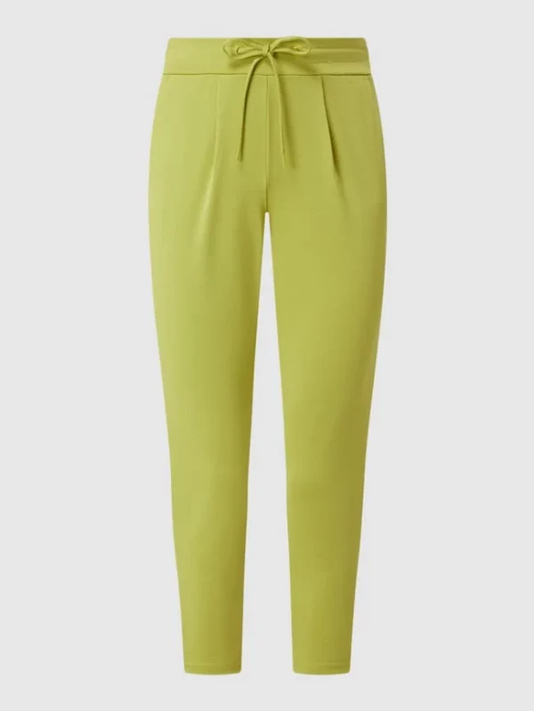 ICHI Cropped Sweathose Mit Stretch-Anteil Modell ‘Kate’ – Neon Grün 3