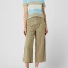 Q/S Designed By Culotte Aus Leinen-Baumwoll-Mix – Khaki 19