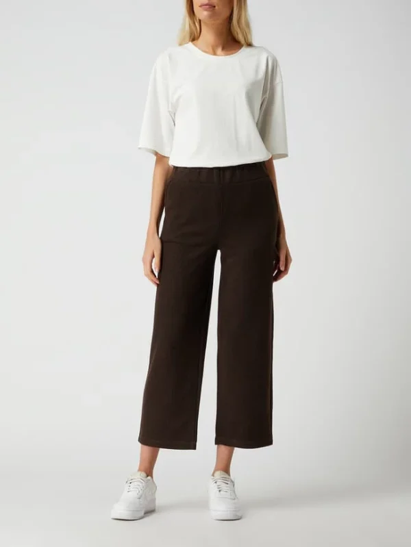 Tom Tailor Culotte Mit Viskose-Anteil – Dunkelbraun Meliert 1