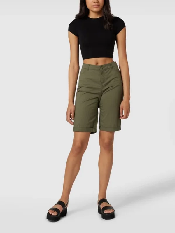 Christian Berg Woman Shorts Mit Eingrifftaschen – Olivgrün 1