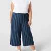 Tom Tailor Plus PLUS SIZE Culotte Mit Streifenmuster – Marineblau 19