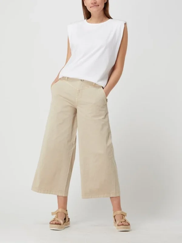 S.Oliver RED LABEL Culotte Mit Stretch-Anteil – Sand 1