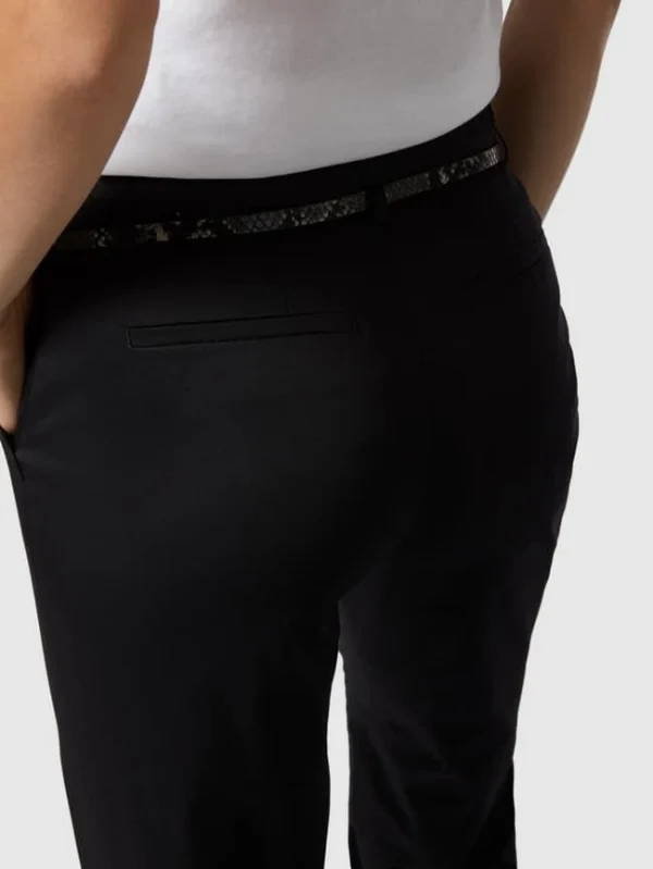 Christian Berg Woman Chino Mit Stretch-Anteil – Schwarz 4