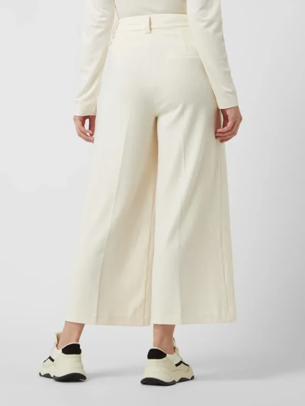 Tom Tailor Wide Leg Bundfaltenhose Mit Viskose-Anteil Modell ‘Lea’ – Sand 6