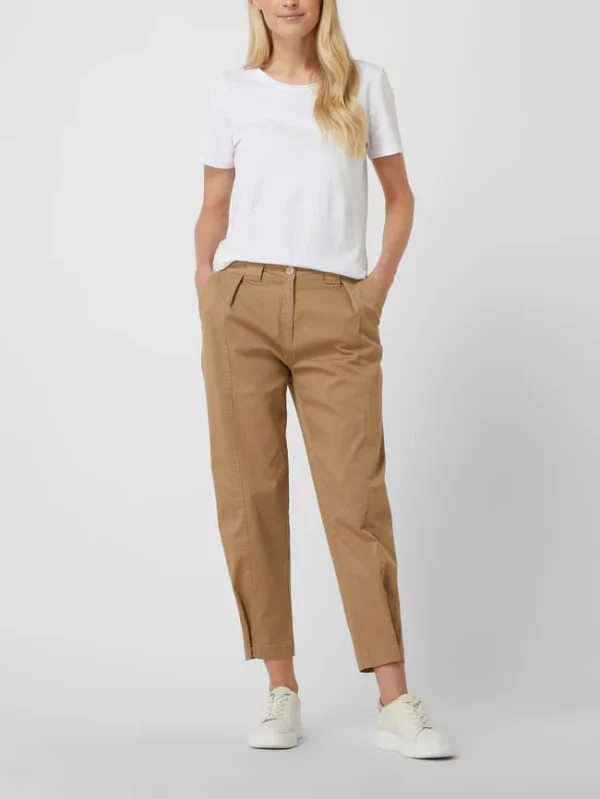 Brax Bundfaltenhose Mit Stretch-Anteil Modell ‚Melo‘ – Sand 1