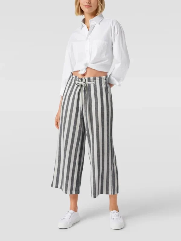 Christian Berg Woman Culotte Mit Streifenmuster – Dunkelblau 1