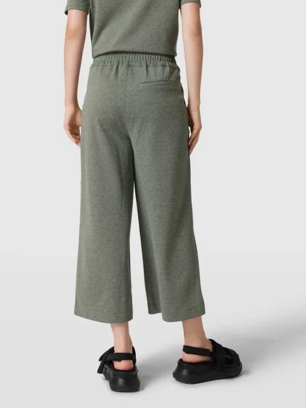 Jake*s Casual Culotte Mit Hahnentrittmuster – Grün 6