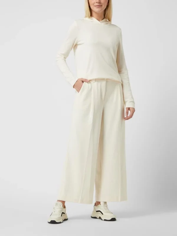 Tom Tailor Wide Leg Bundfaltenhose Mit Viskose-Anteil Modell ‘Lea’ – Sand 1