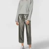 Cambio Stoffhose Mit Glanz-Effekt Modell ‘Colette’ – Metallic Grün 19