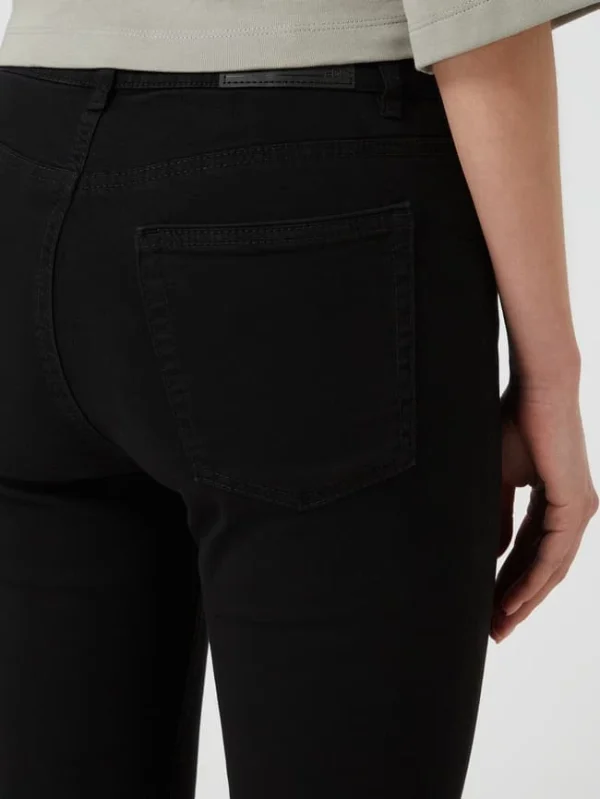 Edc By Esprit Caprijeans Mit Stretch-Anteil – Schwarz 4