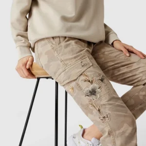 Cambio Cargohose Mit Camouflage-Muster Modell ‘Lotta’ – Sand 11