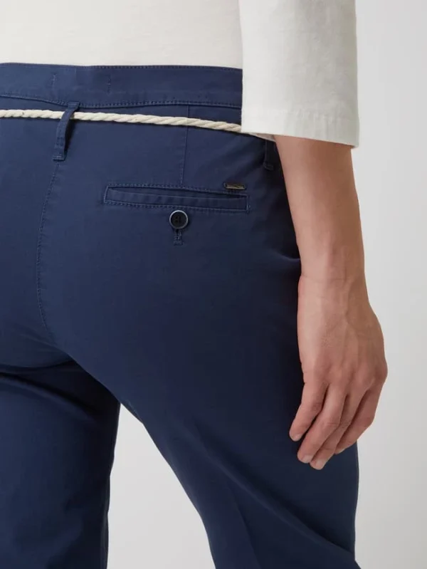 Brax Cropped Chino Aus Baumwolle Modell ‚Mel‘ – Dunkelblau 4