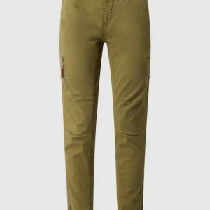 MAC Cargohose In Schmaler Passform Mit Stretch-Anteil Modell ‚Rich‘ – Khaki 9