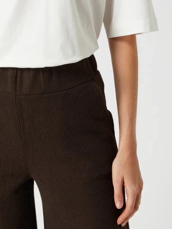 Tom Tailor Culotte Mit Viskose-Anteil – Dunkelbraun Meliert 4