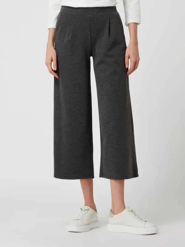 ICHI Culotte Mit Viskose-Anteil Modell ‚Kate‘ – Anthrazit Meliert 5