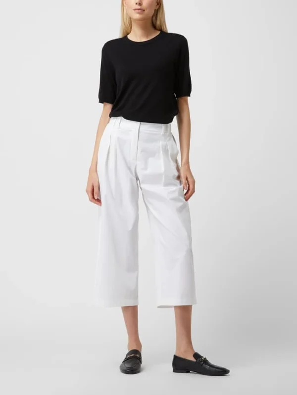 S.Oliver BLACK LABEL Culotte Mit Viskose-Anteil – Offwhite 1