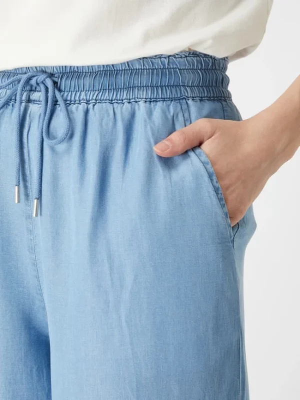 FREE/QUENT Culotte Aus Lyocell Modell ‘Coin’ – Hellblau 4