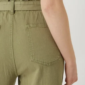 Esprit Paperbag-Hose Mit Hanf-Anteil – Khaki 11