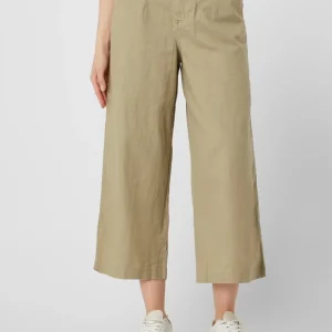 Q/S Designed By Culotte Aus Leinen-Baumwoll-Mix – Khaki 13