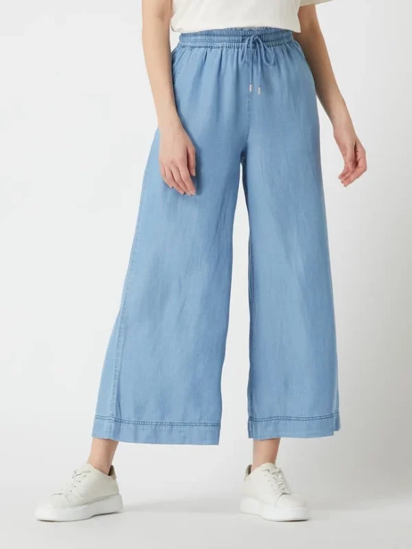 FREE/QUENT Culotte Aus Lyocell Modell ‘Coin’ – Hellblau 5