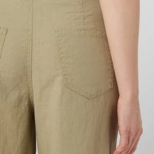 Q/S Designed By Culotte Aus Leinen-Baumwoll-Mix – Khaki 11