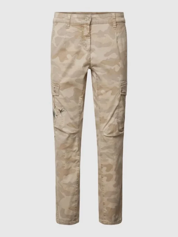 Cambio Cargohose Mit Camouflage-Muster Modell ‘Lotta’ – Sand 3