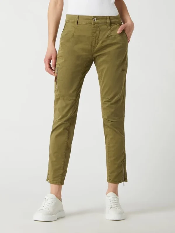 MAC Cargohose In Schmaler Passform Mit Stretch-Anteil Modell ‚Rich‘ – Khaki 5