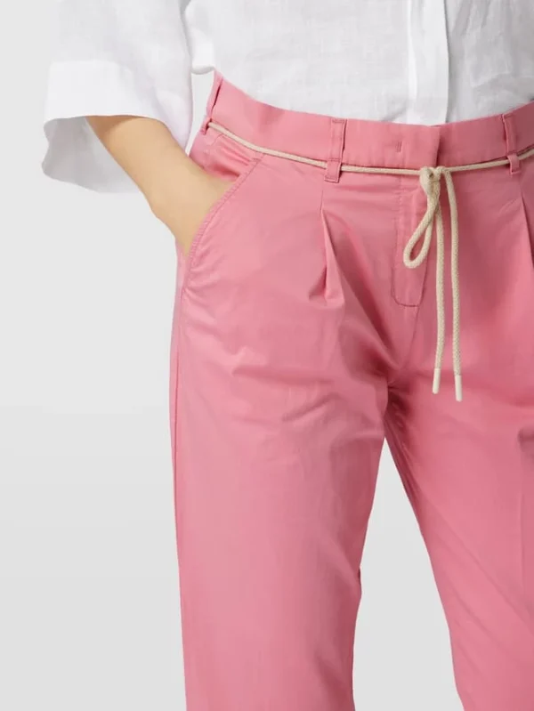 Brax Chino Mit Gürtel Zum Binden – Pink 4