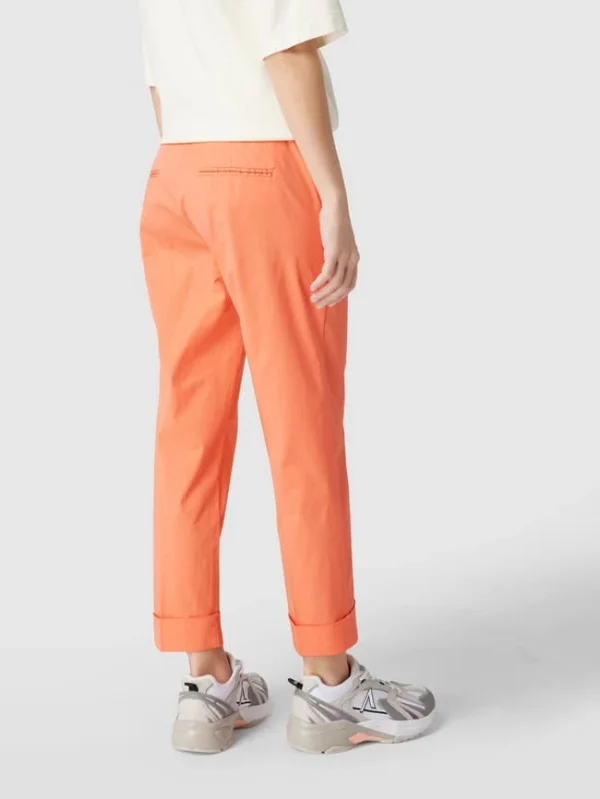 Raffaello Rossi Cropped Slim Fit Chino Mit Stretch-Anteil Modell ‚Dora‘ – Orange 6