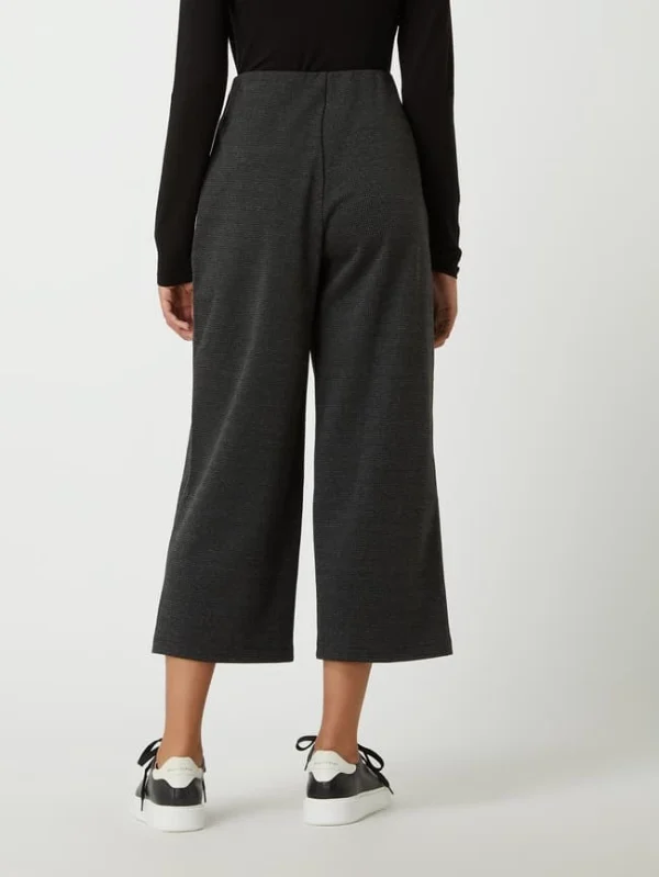 Tom Tailor Denim Culotte Mit Hahnentritt-Dessin – Anthrazit 6