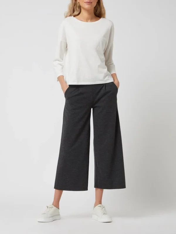 ICHI Culotte Mit Viskose-Anteil Modell ‚Kate‘ – Anthrazit Meliert 1