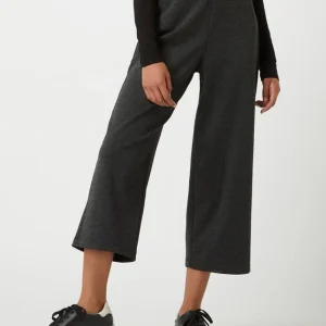 Tom Tailor Denim Culotte Mit Hahnentritt-Dessin – Anthrazit 13