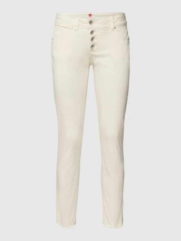 Buena Vista Hose Mit Label-Details – Offwhite 3