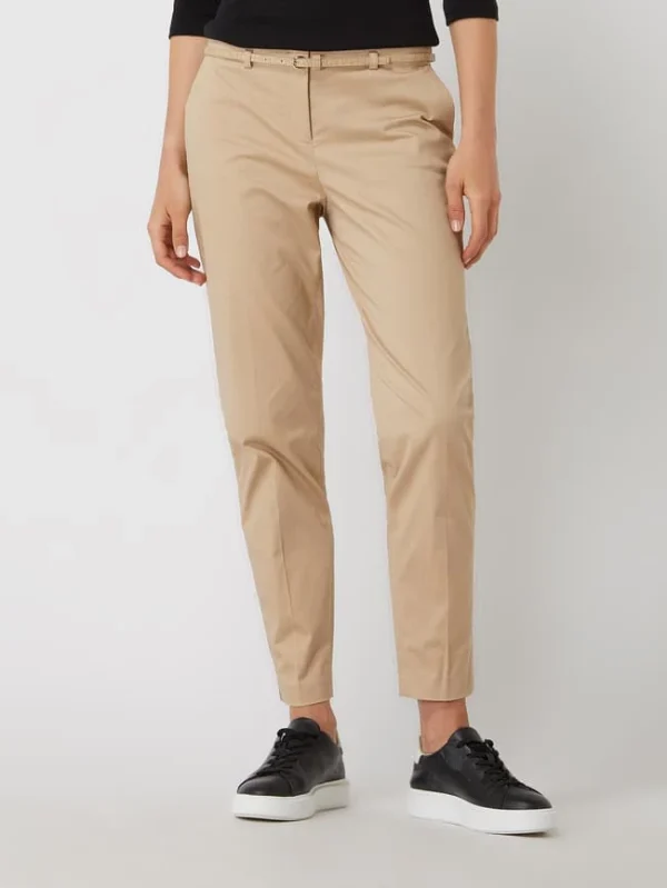 Christian Berg Woman Slim Fit Chino Mit Viskose-Anteil – Sand 5